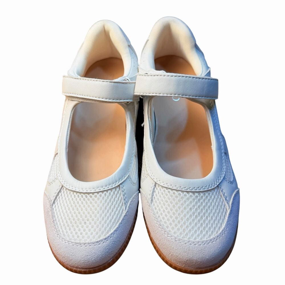 Anthropologie Silent D Samantha Sneaker White 10 Mary Jane Comfortable $140 - Picture 3 of 10